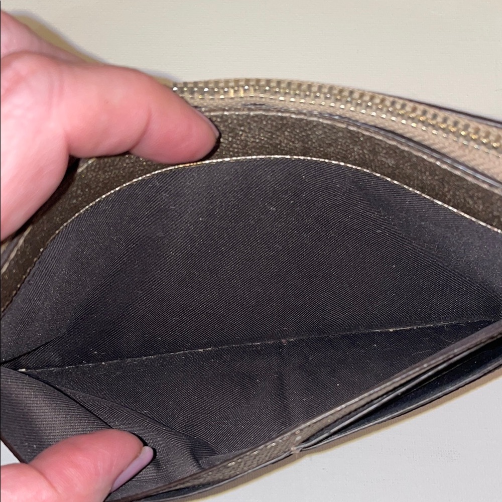 Coach Gold Wristlet - Picture 3 of 5
